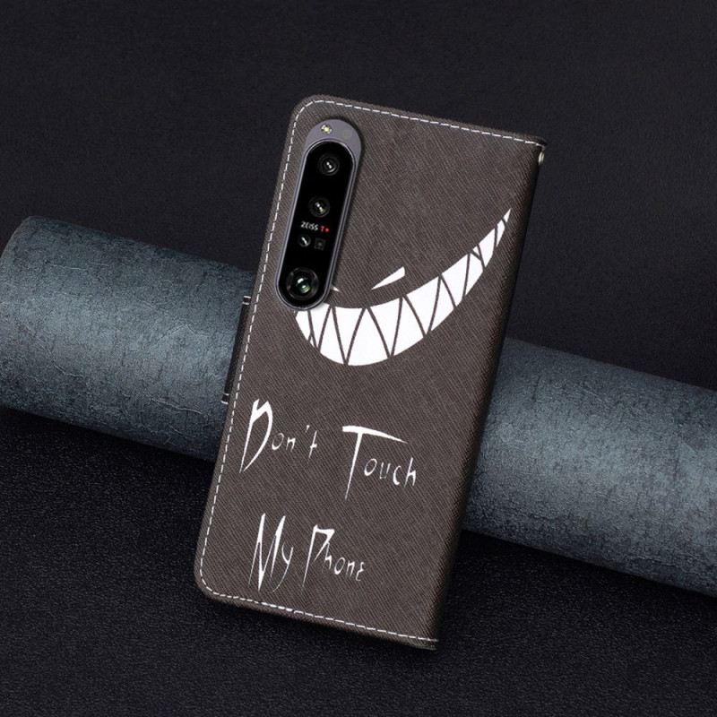 Kinyitható Bőrtok Sony Xperia 1 Vi Gonosz Telefon