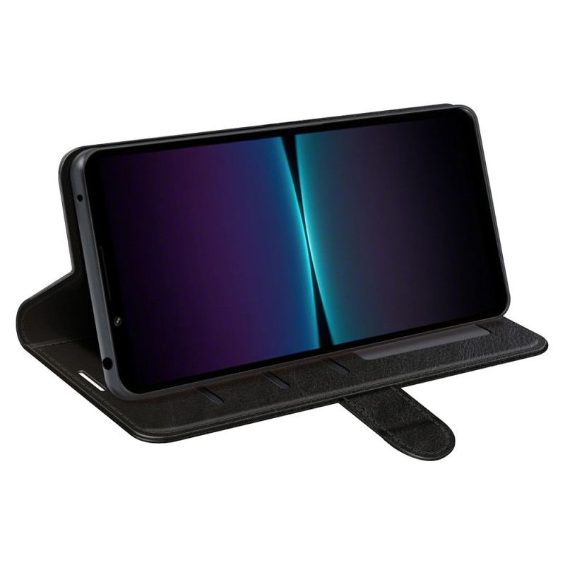 Kinyitható Bőrtok Sony Xperia 1 Vi Vintage Műbőr