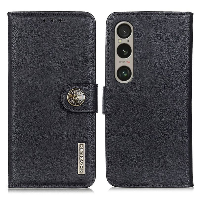 Kinyitható Tokok Sony Xperia 1 Vi Sima Műbőr Khazneh