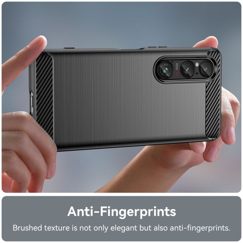 Tok Sony Xperia 1 Vi Szálcsiszolt Szénszál