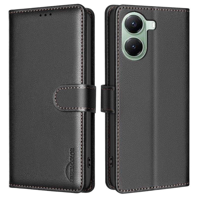 Bőrtok Poco X7 Pro 5g Binfen Color Műbőr