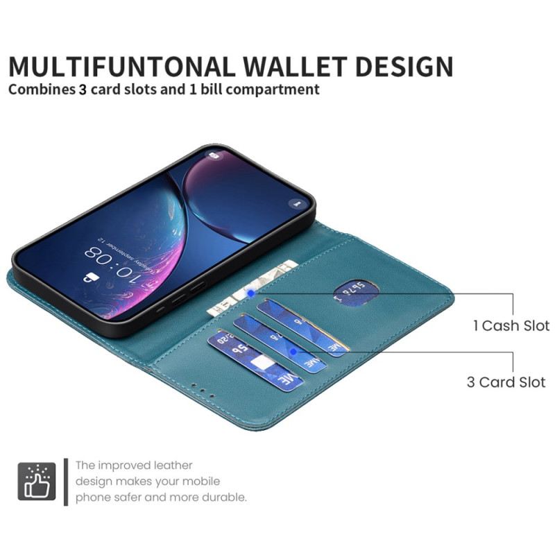 Bőrtok Poco X7 Pro 5g Binfen Szín