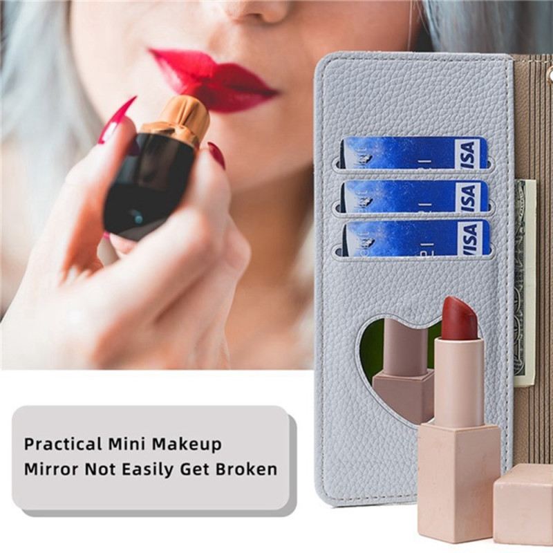 Bőrtok Poco X7 Pro 5g Kétszínű Lánccal