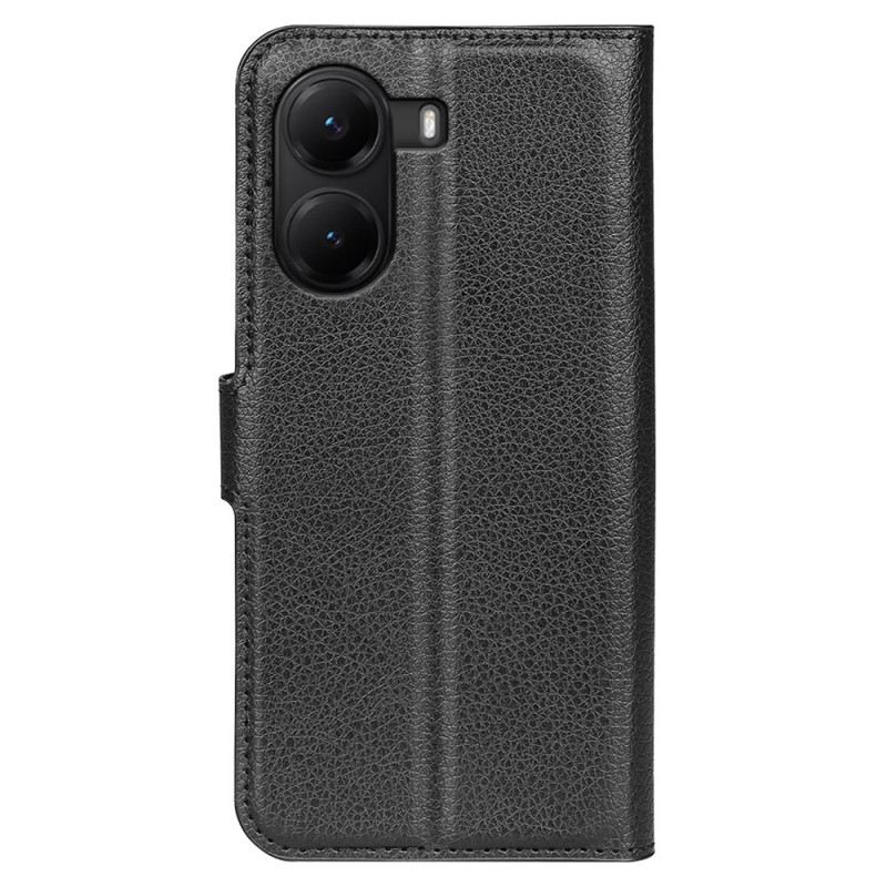 Bőrtok Poco X7 Pro 5g Licsi Műbőr