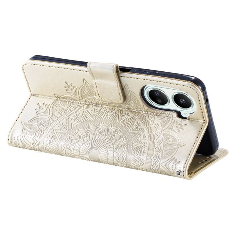 Bőrtok Poco X7 Pro 5g Mandala Nap