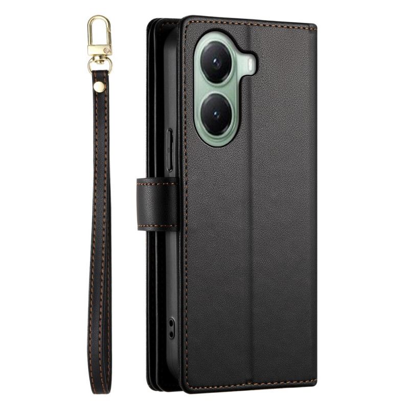 Bőrtok Poco X7 Pro 5g Pénztárca Pánttal És Vállpánttal