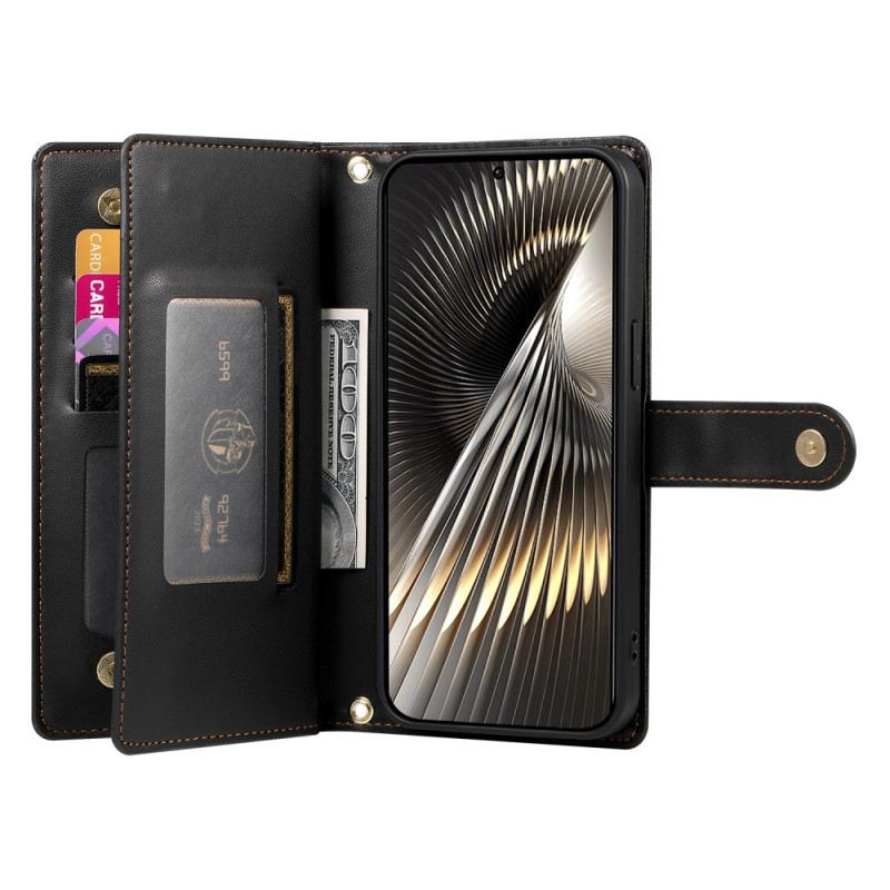 Bőrtok Poco X7 Pro 5g Pénztárca Pánttal És Vállpánttal