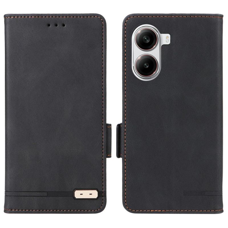 Bőrtok Poco X7 Pro 5g Retró Dizájn