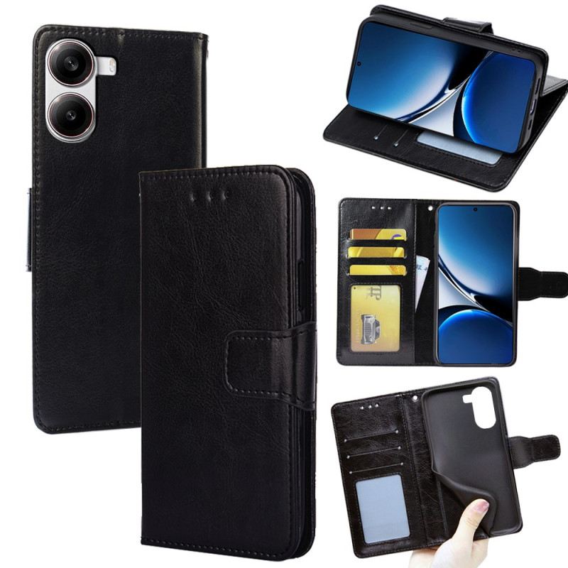 Bőrtok Poco X7 Pro 5g Retró Dizájn