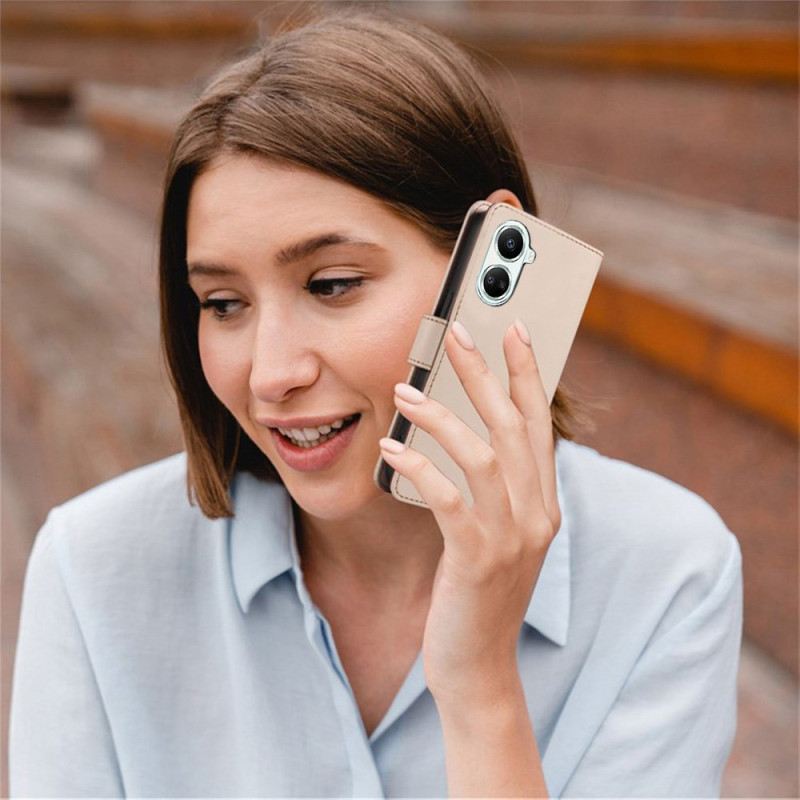 Bőrtok Poco X7 Pro 5g Rfid Védelem Nyakpánttal