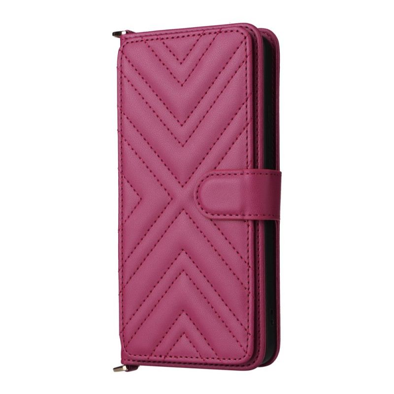 Bőrtok Poco X7 Pro 5g Többfunkciós Steppelt