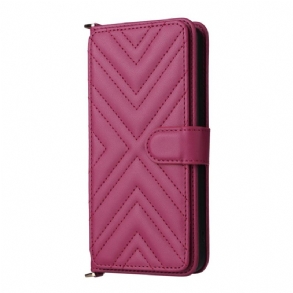 Bőrtok Poco X7 Pro 5g Többfunkciós Steppelt