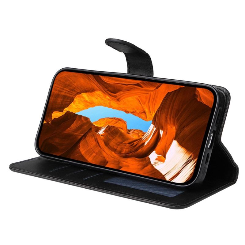 Fliptok Poco X7 Pro 5g Egyszínű Műbőr Pánttal