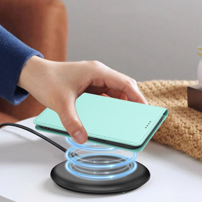 Fliptok Poco X7 Pro 5g Texturált Bőrhatású Rfid Blokkolással