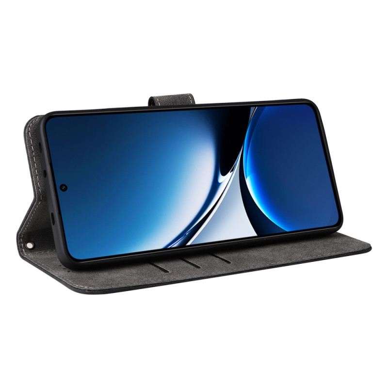 Fliptok Poco X7 Pro 5g Velúr Hatású Rfid Védelemmel És Pánttal