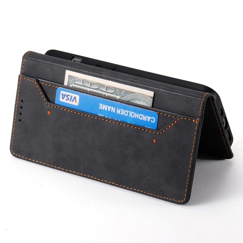 Fliptok Poco X7 Pro 5g Vintage Bőrhatású