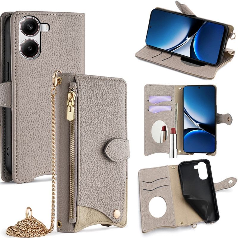 Kinyitható Bőrtok Poco X7 Pro 5g Láncos Pénztárca