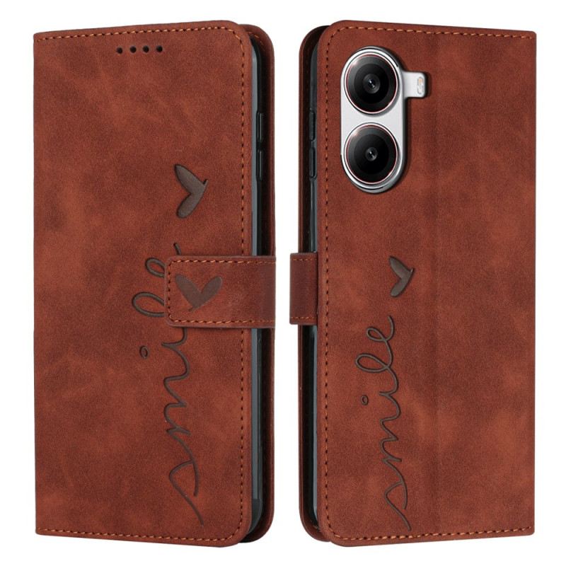 Kinyitható Bőrtok Poco X7 Pro 5g Mosoly