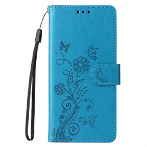 Kinyitható Tokok Poco X7 Pro 5g Virágos Nyakpánt