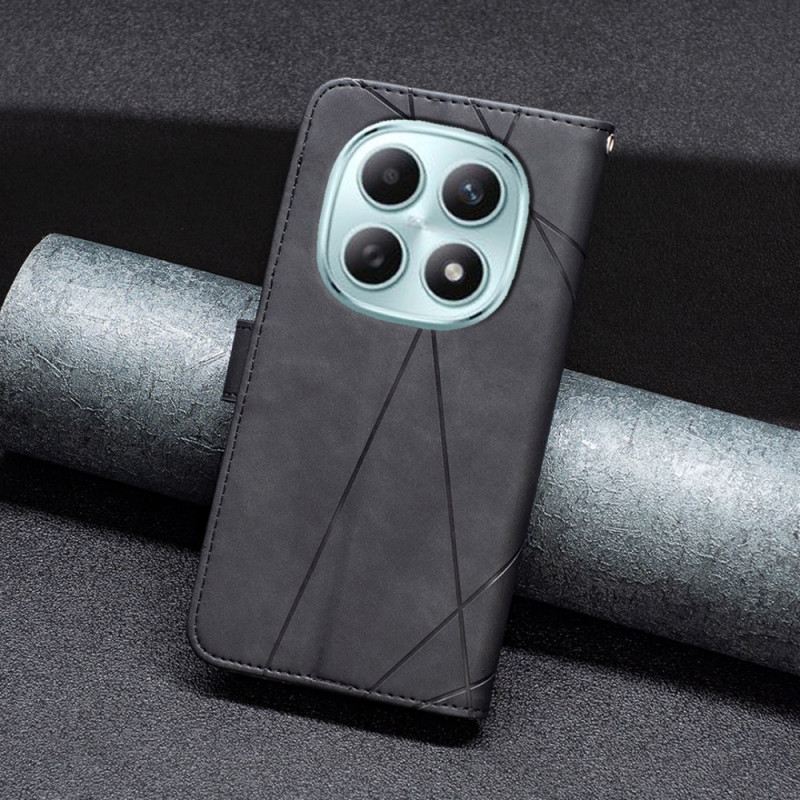 Bőrtok Xiaomi Redmi Note 15 5g Binfen Szín Geometrikus