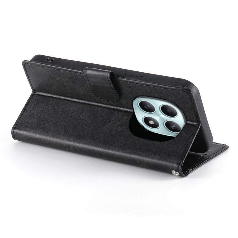 Bőrtok Xiaomi Redmi Note 15 5g Bőr Hatású