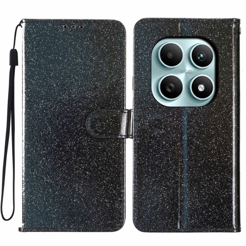 Bőrtok Xiaomi Redmi Note 15 5g Csillámpor