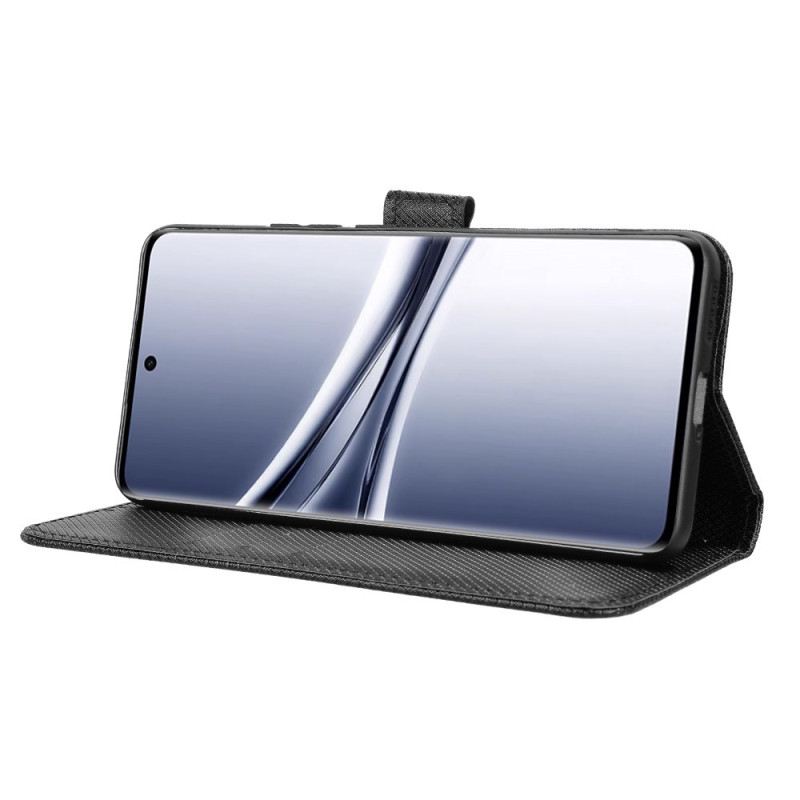 Bőrtok Xiaomi Redmi Note 15 5g Gyémánt Textúra