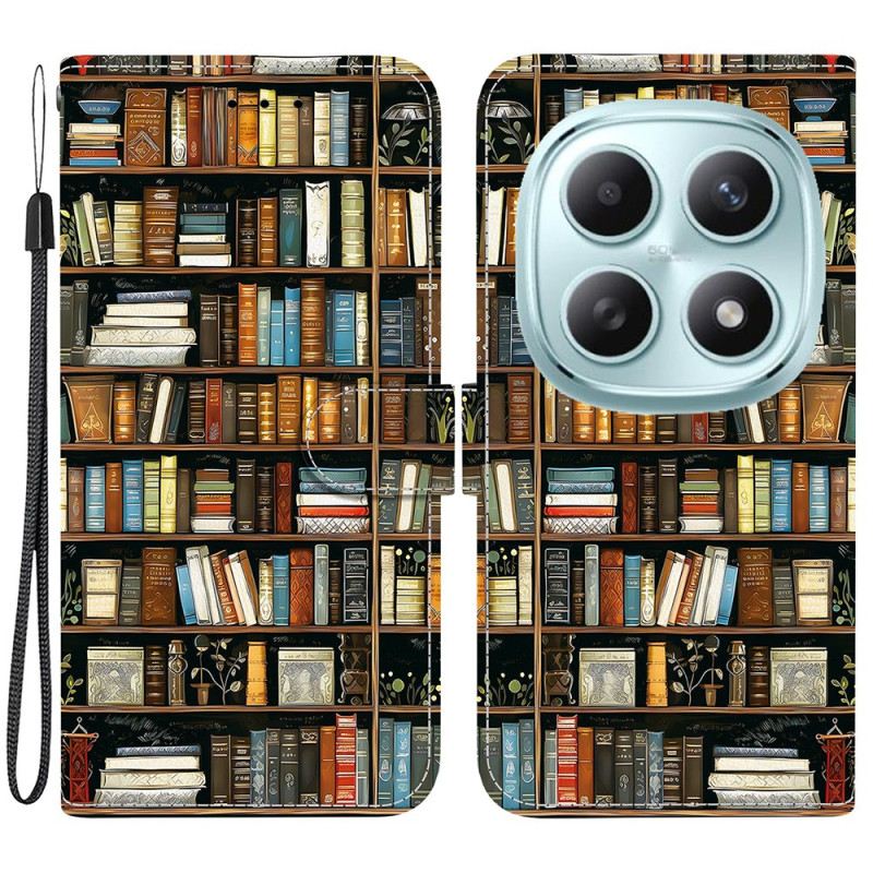 Bőrtok Xiaomi Redmi Note 15 5g Könyvtár