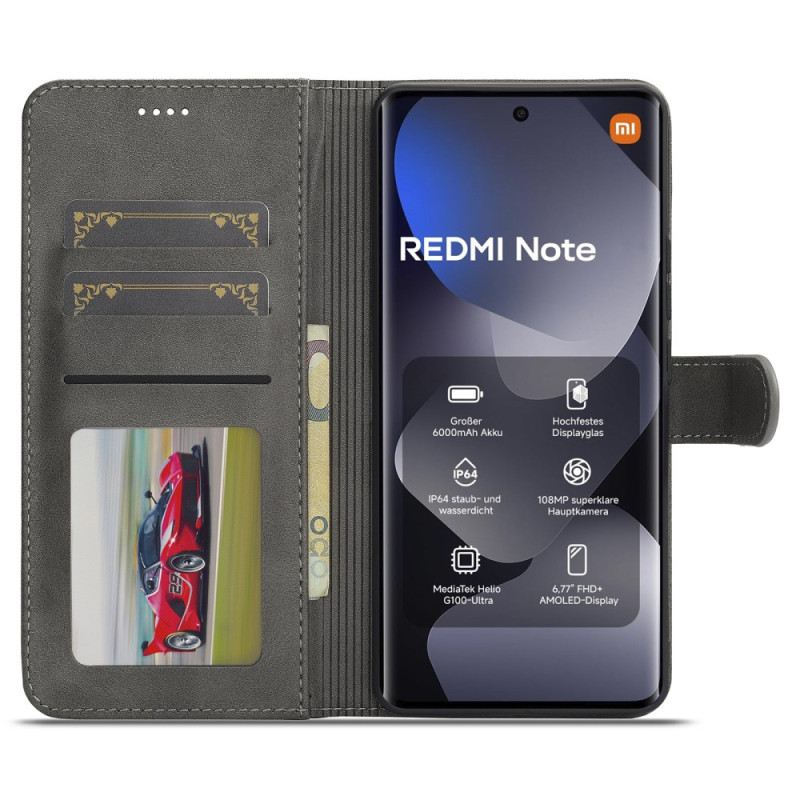 Bőrtok Xiaomi Redmi Note 15 5g Lc.imeeke Bőrhatású