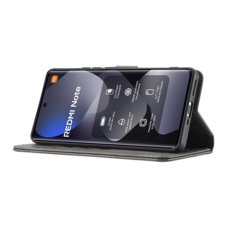 Bőrtok Xiaomi Redmi Note 15 5g Lc.imeeke Bőrhatású