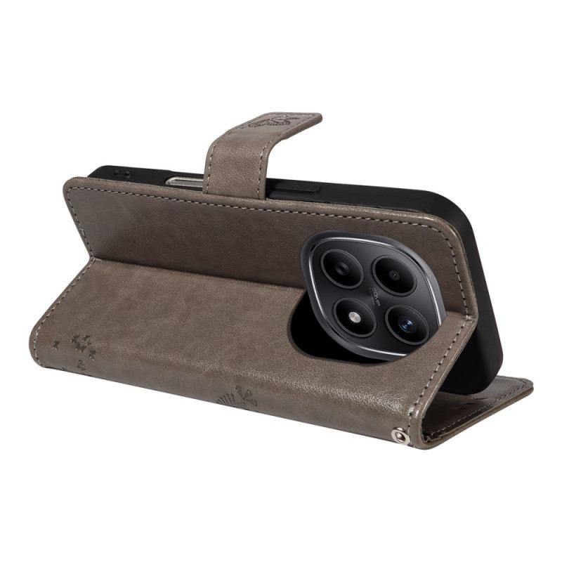 Bőrtok Xiaomi Redmi Note 15 5g Macska És Fa Minta