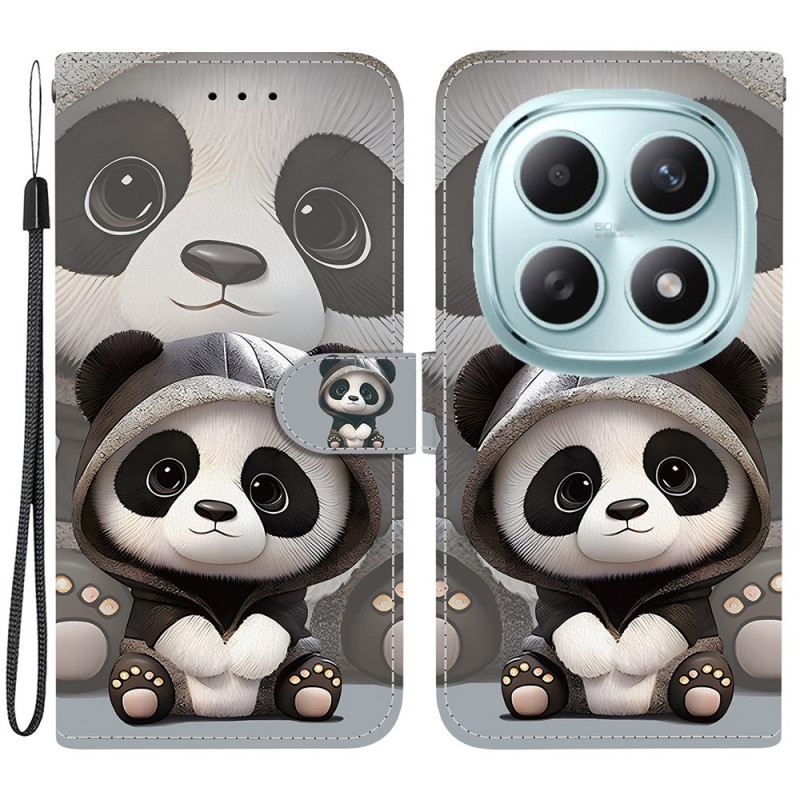 Bőrtok Xiaomi Redmi Note 15 5g Panda Minta