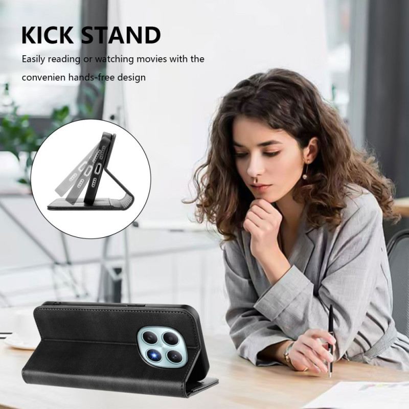 Bőrtok Xiaomi Redmi Note 15 5g Retró Rfid-blokkolással