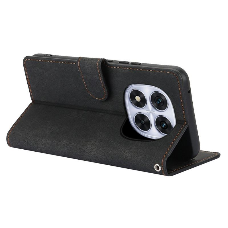 Bőrtok Xiaomi Redmi Note 15 5g Retro Velúr Hatású