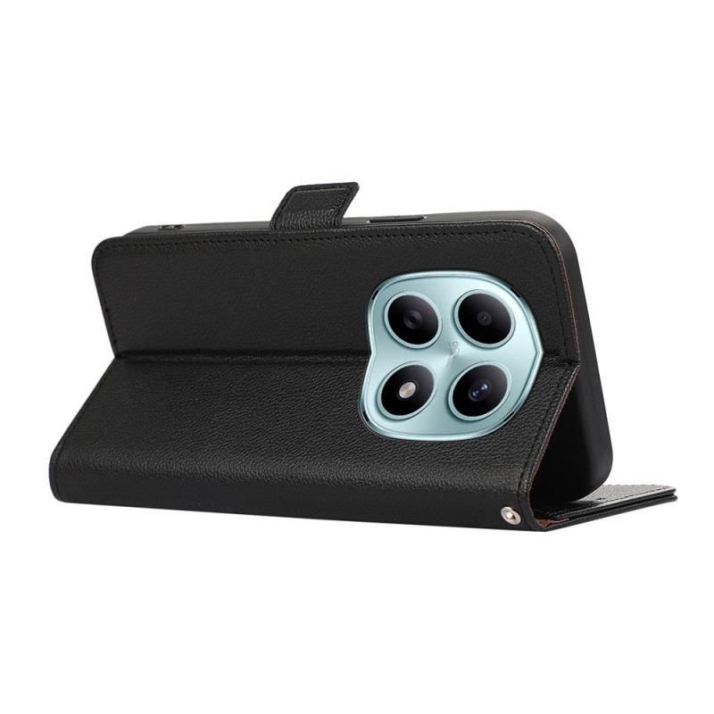 Bőrtok Xiaomi Redmi Note 15 5g Rfid Védelemmel Ellátott Abeel