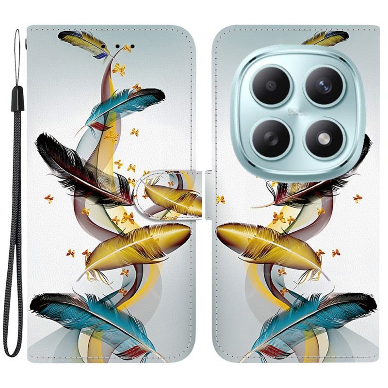 Bőrtok Xiaomi Redmi Note 15 5g Színes Tollak