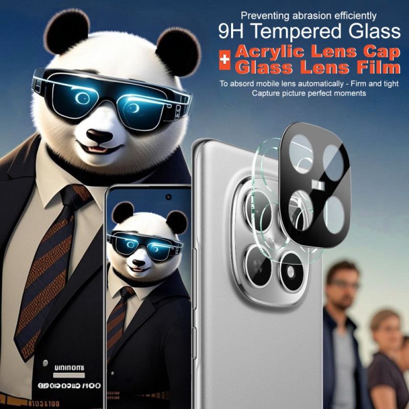 Edzett Üveg Lencsevédő Xiaomi Redmi Note 15 5g / Poco M8 5g Készülékekhez (fekete Változat)