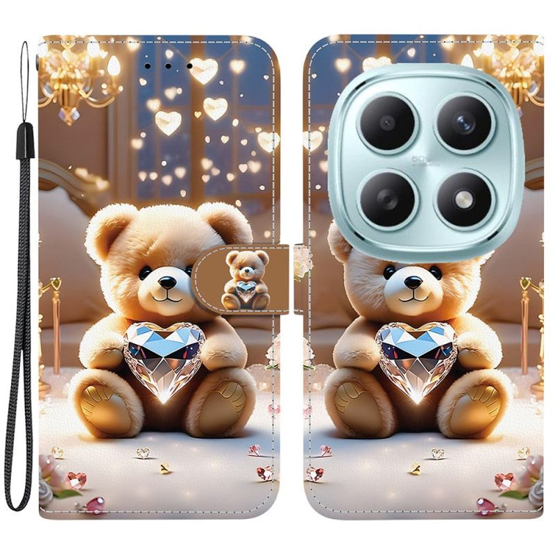 Fliptok Xiaomi Redmi Note 15 5g Gyémántmedve