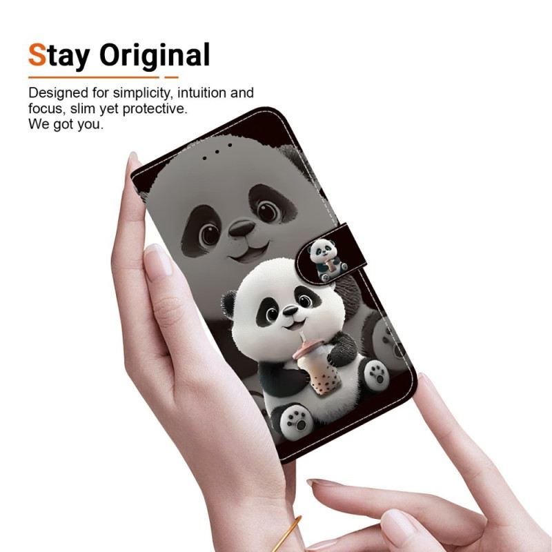 Fliptok Xiaomi Redmi Note 15 5g Panda Tejes Tea