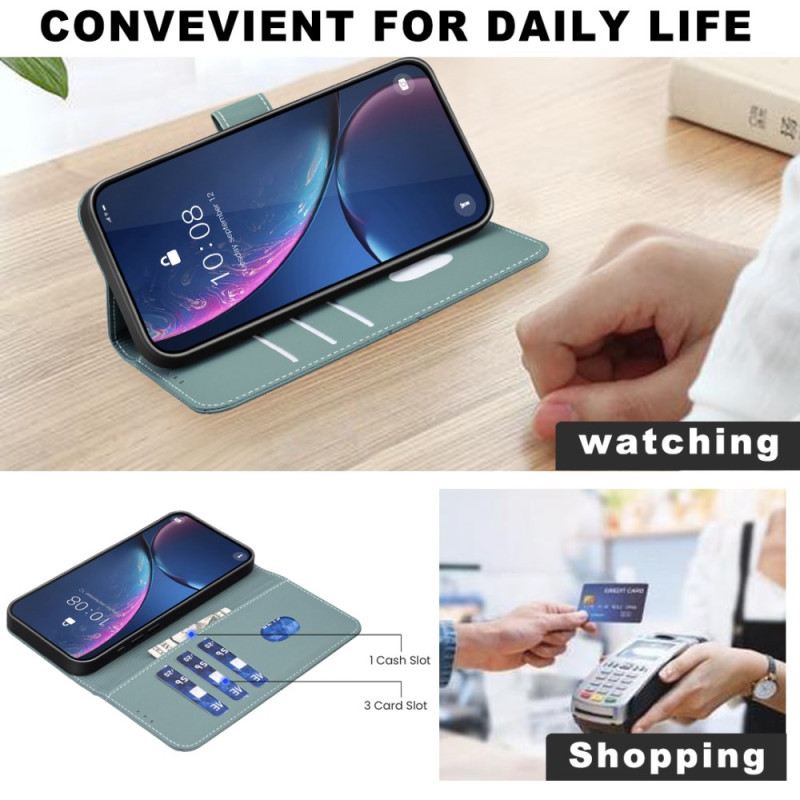 Kinyitható Bőrtok Xiaomi Redmi Note 15 5g Binfen Color Vonalak