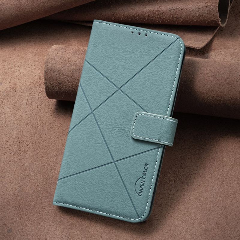 Kinyitható Bőrtok Xiaomi Redmi Note 15 5g Binfen Color Vonalak