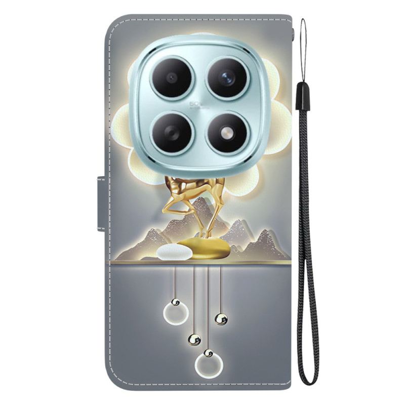 Kinyitható Bőrtok Xiaomi Redmi Note 15 5g Sika Szarvas