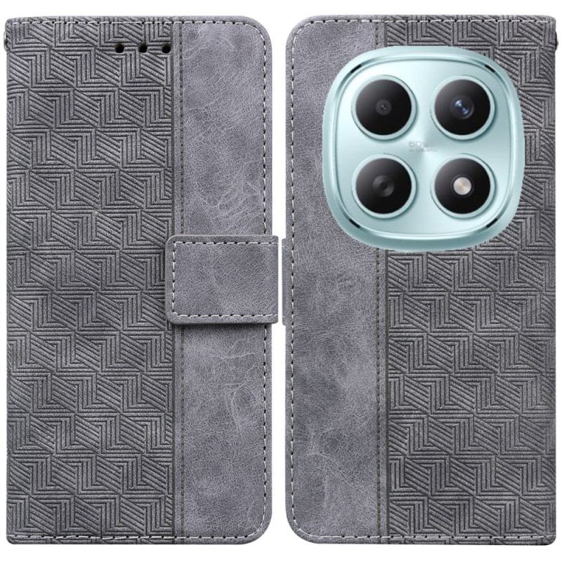 Kinyitható Bőrtok Xiaomi Redmi Note 15 5g Szőtt Minta