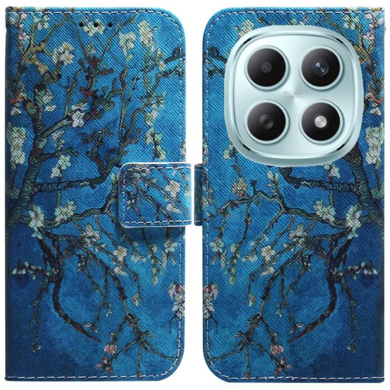 Kinyitható Tokok Xiaomi Redmi Note 15 5g Sárgabarackvirágok