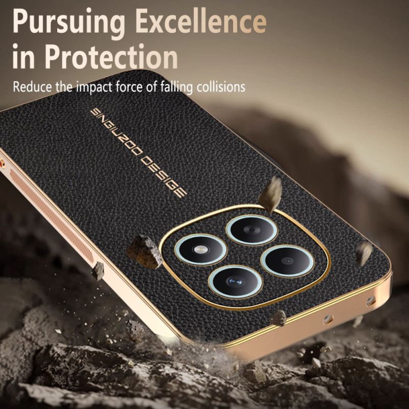 Mobiltelefon Tokok Xiaomi Redmi Note 15 5g Karcálló Licsi Textúra