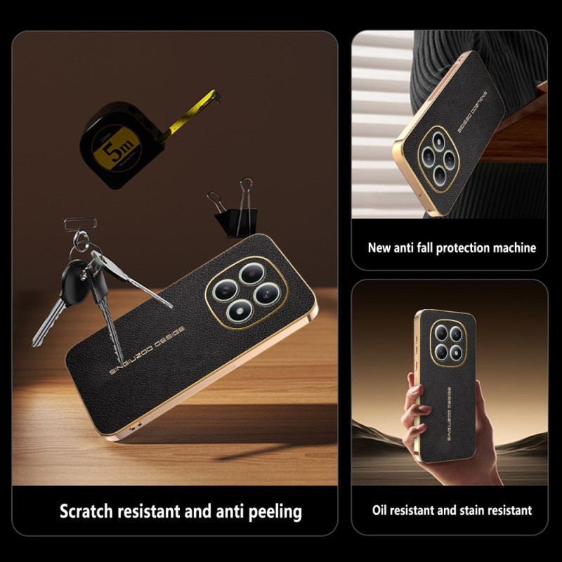 Mobiltelefon Tokok Xiaomi Redmi Note 15 5g Karcálló Licsi Textúra