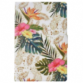 Bőrtok iPad (2025) Arany Ananász