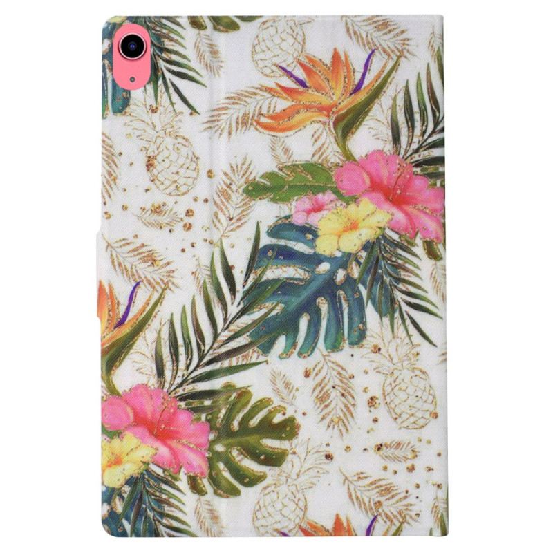 Bőrtok iPad (2025) Arany Ananász