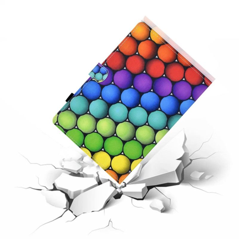 Bőrtok iPad (2025) Geometrikus Minta