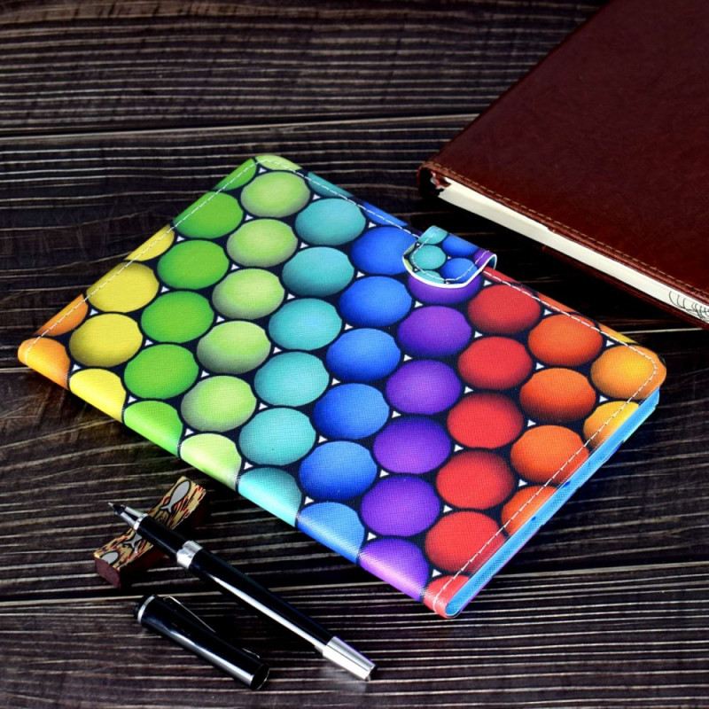 Bőrtok iPad (2025) Geometrikus Minta